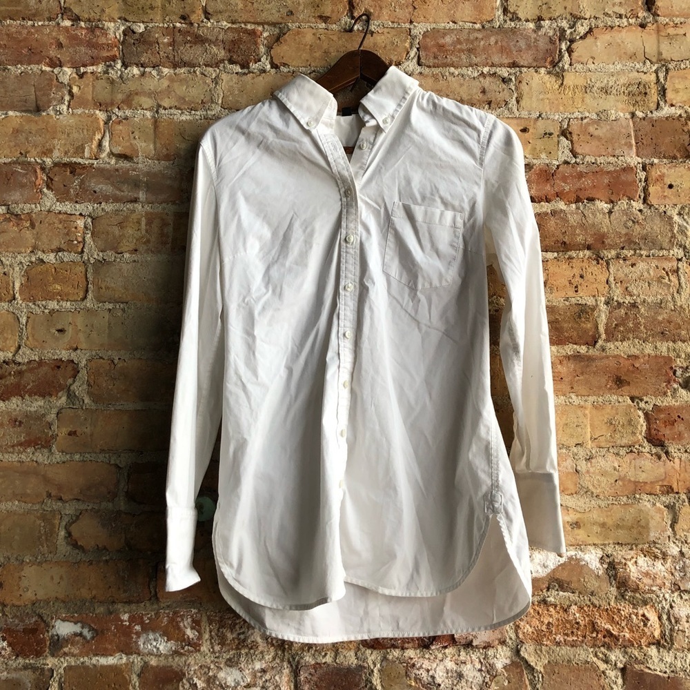 Express Design Studio white Button down top blouse